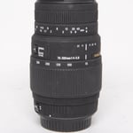 Sigma Used 70-300mm f/4.0-5.6 DG Macro Lens - Canon Fit