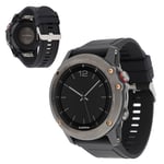 Garmin Fenix 5 / 5 Plus / Forerunner 935 22mm silicone watch band - Black