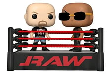 Funko POP! Moment: WWE - Dwayne The Rock Johnson - the Rock Vs Stone Cold In Wrestling Ring 3/18 - Collectable Vinyl Figure - Gift Idea - Official Merchandise - Toys for Kids & Adults - Sports Fans