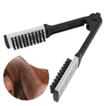 2-Pack Black White Straightening Comb Brush Durable Springs for Home UK