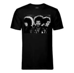 T-Shirt Homme Col Rond The Jimi Hendrix Experience Rock 70's Vintage Groupe