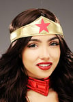Delights Womens Gold Wonder Woman Tiara Headpiece