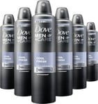 Dove Cool Fresh Anti-Perspirant Deodorant Aerosol for Men 250 Ml - Pack of 6