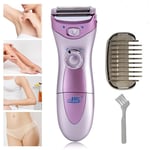 Adjustable Speed Bikini Removal Trimmer Leg Wet Dry Electric Shaver Lady Women