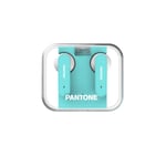 PANTONE Bluetooth TWS-örhängen Teal PT-TWS011 - TheMobileStore Hörlurar & Headset