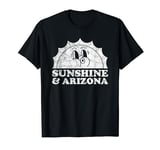 Sunshine and Arizona AZ Retro Vintage Sun T-Shirt