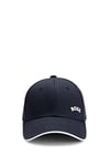 BOSS Mens Cap-Bold-Curved Cotton-twill cap with curved logo