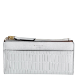 RADLEY Liverpool Street White Faux Croc Leather Bifold Large Matinee Purse - NEW
