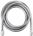 GROHE 28158000 Shower Hose Metal Pipe,Silver,1/2 Inch X 3/8 Inch X 2000 mm