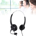Call Center Headset 3.5mm Computer Phone Headset With Mic For Web Seminars O BGS