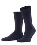 FALKE Men's Airport Plus M SO Wool Cotton Plain 1 Pair Socks, Blue (Dark Navy 6370), 10-11