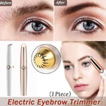 Electric Eyebrow Lip Hair Remover Painless Brows Trimmer Recharg White