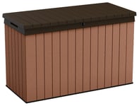 Keter Darwin 662L Outdoor Garden Storage Box - Brown