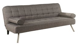 Leader Lifestyle Sofabed, Fabric/Wood, Grey, Three_Seats
