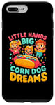 Coque pour iPhone 7 Plus/8 Plus Little Hands Big Corn Dog Dreams Corndog Saucisse Hot Dog
