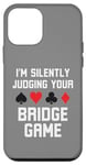 Coque pour iPhone 12 mini Je suis en train de juger en silence votre blague amusante sur le bridge