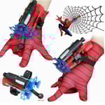 Barn Spiderman Web Shooter Launcher Leksakshandske Dart Cosplay