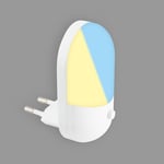 BRILONER - Veilleuse LED prise de courant, Lampe d'allaitement bébé, Lampe prise de courant avec température de couleur réglable pour chambre d'enfant et couloir, Lampe de nuit, 50x90 mm (lxh), Blanc
