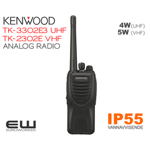 Kenwood TK-3302E (UHF) & TK-2302E (VHF) Analog Håndholdt Radio