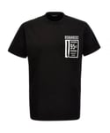 Dsquared2 Mens Insert Logo Cool Fit Black T-Shirt - Size X-Large
