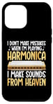 Coque pour iPhone 15 Pro Max I don't do Mistakes when im playing Harmonica Funny Harmonica