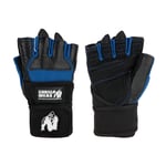 Gorilla Wear Dallas Wrist Wraps Gloves Black/blue L