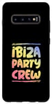 Coque pour Galaxy S10+ Ibiza Party Crew | Coloré