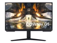 Samsung Odyssey G5 S27AG520PP - LED-skjerm - gaming - 27 - 2560 x 1440 WQHD @ 165 Hz - IPS - 400 cd/m² - 1000:1 - DisplayHDR 400 - 1 ms - HDMI, DisplayPort - svart