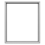 lyssand vinduer vindu fastkarm 3-lags aluminium fk 105 (1,0) alu 10x17