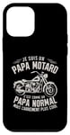 Coque pour iPhone 12 mini Papa Motard Humour Cadeau Motorcycle Moto Fête Des Pères