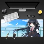 DATE A LIVE XXL Gaming Mouse Pad - 900 x 400 x 3 mm – extra large mouse mat - Table mat - extra large size - improved precision and speed - rubber base for stable grip - washable-3_700x300
