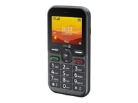 Doro Leva L10 - 4G Funktionstelefon - Ram 64 Mb / Internminne 128 Mb - Microsd Slot - Lcd Display (Tft) - 320 X 240 Pixlar (60 Hz) - Rear Camera 2 Mp - Svart