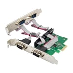 Microconnect PCI-E AX99100 4S DB9 RS232 Marque