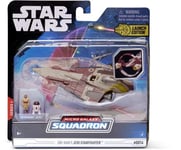Bizak Star Wars Micro Galaxy Squadron, Nave Delta 78 Jedi Starfighter, Comprend 2 Figurines (62610014)