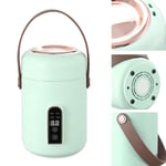 (Mint Green)Electric Portable Mini Rice Cooker For Office And TD