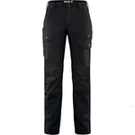 FJALLRAVEN Women's Vidda Pro Ventilated Trs W Short Long pants, Black (Black 550), 6 UK