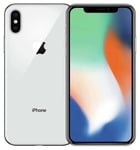 Apple SIM Free Refurbished iPhone X 64GB Mobile Phone - Silver