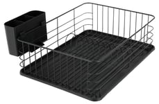 Clas Ohlson Diskställ med bricka och bestickkorg, metall, 43 cm
