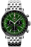 Breitling AB0137241L1A1 Navitimer B01 Chronograph 46 Grøn/Stål Ø46 mm