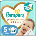 Pampers Premium Care Size 5 engangsbleer 11-16 kg 44 stk.