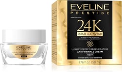 Eveline Cosmetics Prestige 24K Snail&Caviar Anti-Wrinkle Lifting Face Night Crea