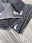 Adidas Mens Low Cut Logo Trainer Socks Black 3 Pairs Size 14.5-17 EU 51-54