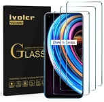 ivoler 3 Pack Tempered Glass Screen Protector for Oppo Realme 7 Pro/Realme X7 / Realme X7 Pro [9H Hardness] [Anti-Scratch] [Bubble Free] [Crystal Clear]