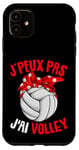 Coque pour iPhone 11 J'Peux Pas J'ai Volley Volley-Ball Volleyball Fille Femme