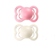 Bibs Smokk Supreme 2 Pack Latex Ivory/Baby Pink