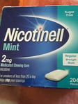 Nicotinell Stop Smoking Aid Nicotine Gum, 2mg, 204 Pieces Mint Flavour