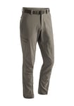 maier sports Men's Torid Slim Hiking Trousers, Slim fit Outdoor Pants, Breathable Trekking Trousers Teak