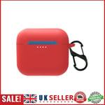 Silicone Case for Skullcandy Indy Evo Wireless Earphone Box Cover (Red) GB