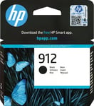 HP 912 Black original ink cartridge for HP Officejet Pro 8022 8023 8024