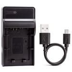 NP-FW50 USB Charger for Sony Alpha 6000, 5000, 5100, ILCE-6000, ILCE-7, NEX-5T, NEX-6, NEX-5R, NEX-7, NEX-5, NEX-3N, NEX-3, NEX-C3, SLT-A37 Camera and More